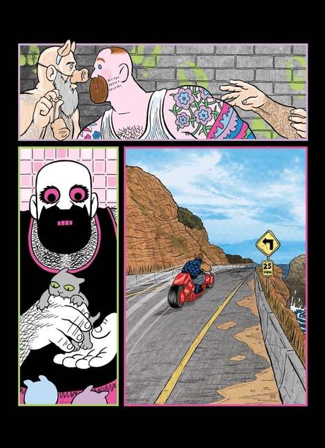 Illustration for article titled A Wuvable Oaf gets into some Blood & Metal in an adorably vicious comic